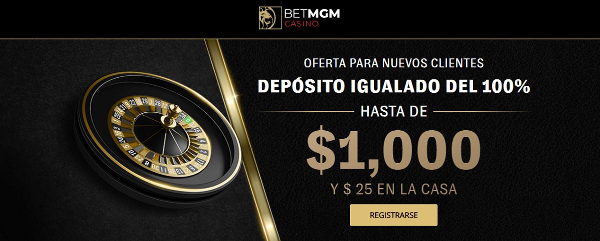 betmgm bono bienvenida