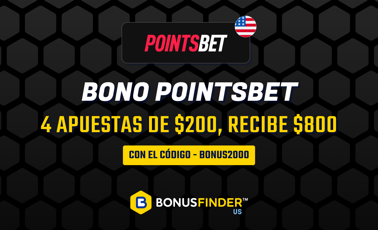 Bono freebet pointsbet