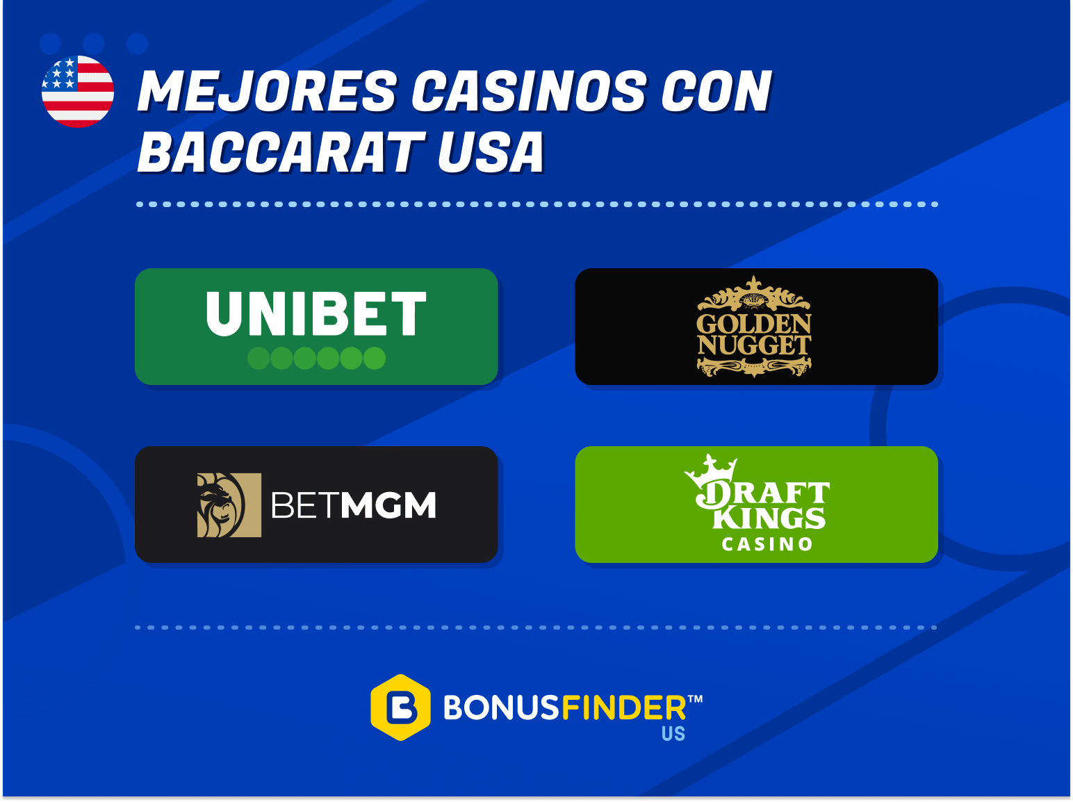 mejores casinos con baccarat usa